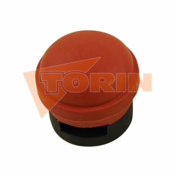 Cap foot switch red 45mm