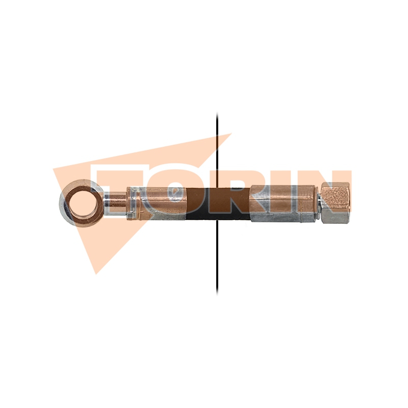 Hadica hydraulická oko Ø1/4 matica 1/4 dĺžka 700mm